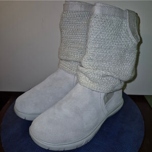 Cheeks Tony Little Cheeks Fit Body Womens Boots sz. 8 (#1844) EC. Leather Upper.